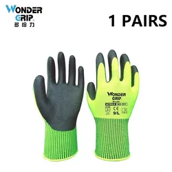 Gardening Gloves with Nitrile Coating - Cut and Dirt Protection, Breathable Nylon Material - XL (WG - 501 - 1Pairs)