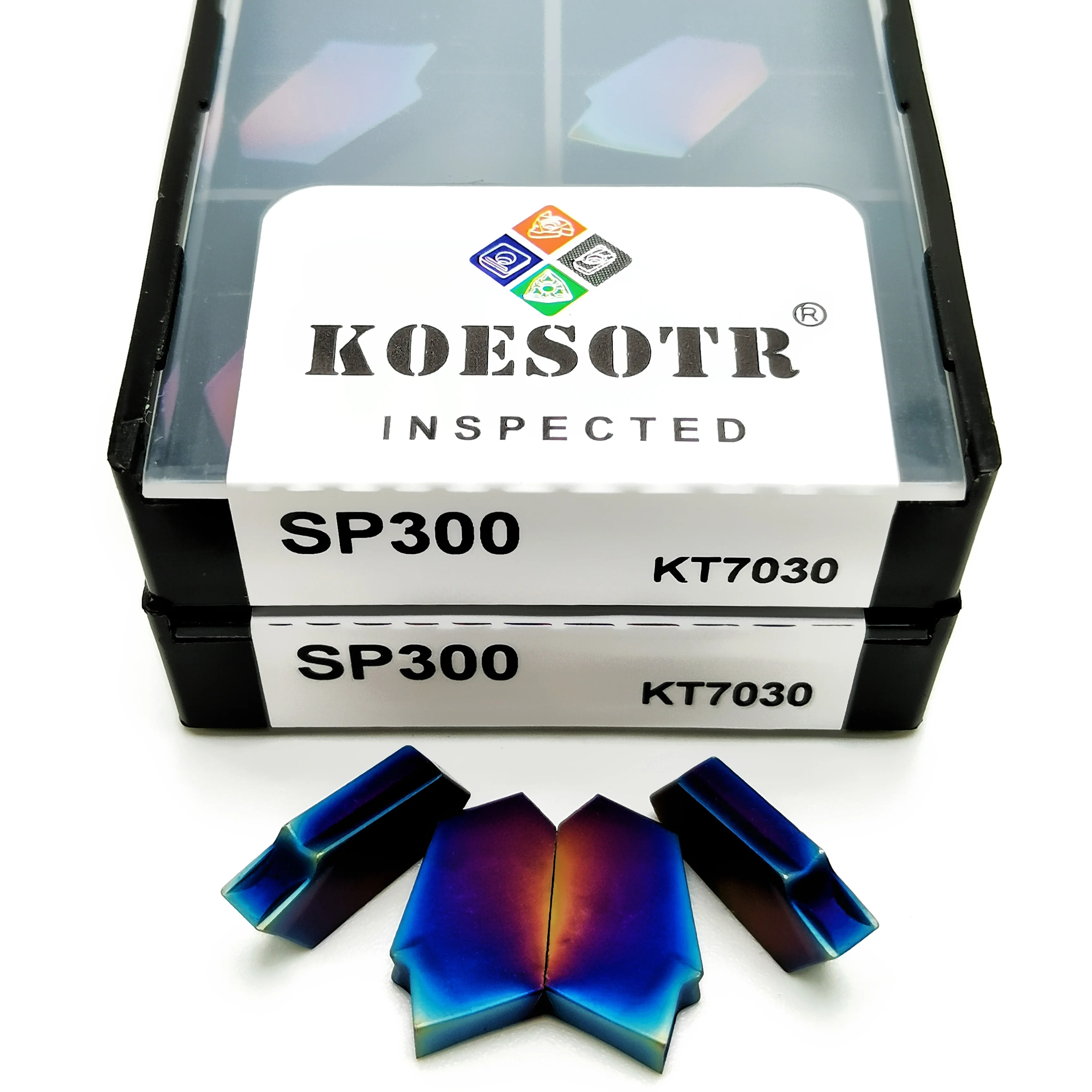 

SP300 KT7030 Slotted Carbide Inserts Parting and grooving metal Tool Lathe Tool grooving high quality turning tool SP300