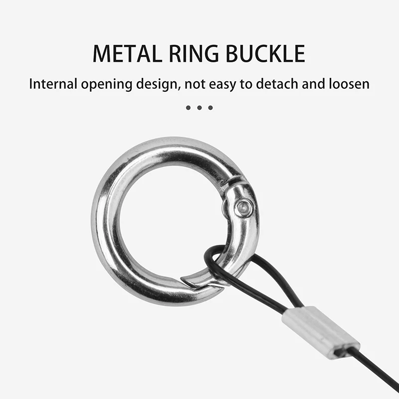 Universal Action Camera Neck Strap with Anti-Lost Safety Wire Rope
