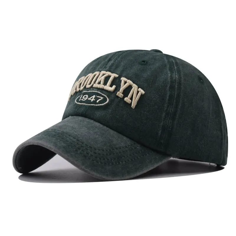Brooklyn Cotton Embroidered Hip-Hop Baseball Cap
