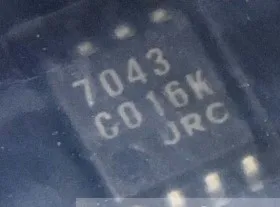 NEW AND ORIGINAL NJU7043M, NJU7043, SILK SCREEN 7043, SOP8 DUAL CHANNEL OPERATIONAL AMPLIFIER CHIP