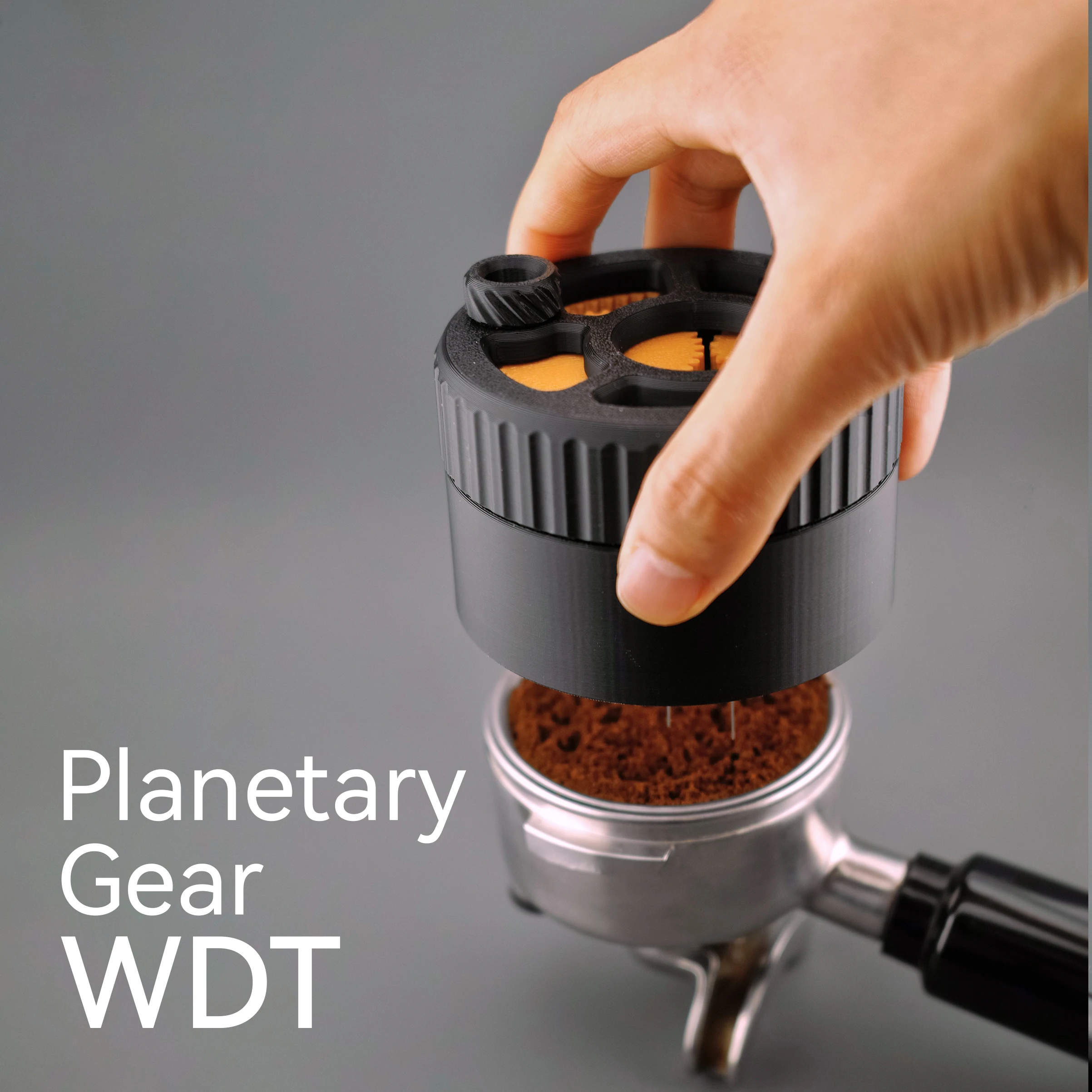 Espresso Stirrer MADBALL Design, Planetary Spinning Gear Espresso WDT Tool, Coffee Distributor & Needle Stirrer, Barista & Espresso Accessories