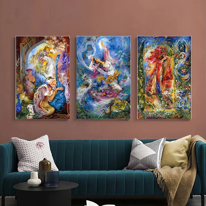 

Персидский дизайн вино Махмуд фаршчиан плакаты древняя Картина на холсте Печать настенное искусство картины для гостиной Декор Куадрос