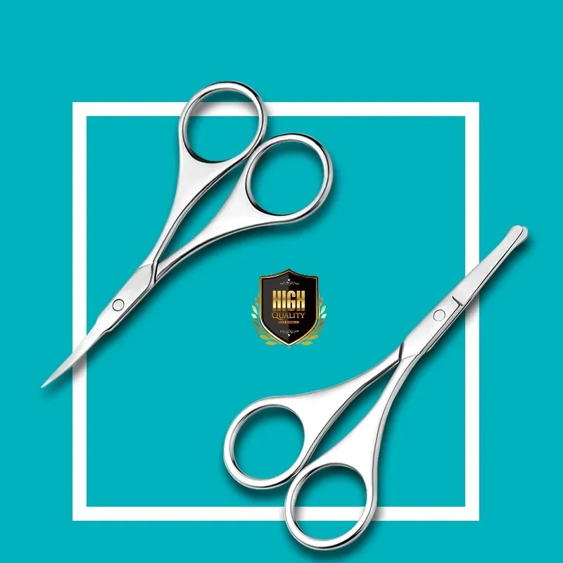 

Ножницы для волос в носу и ножницы для бровей триммер для бороды усов ресниц ногтей Ножницы для ухода за волосами для мужчин и женщин