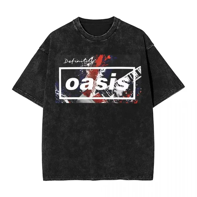 Hip Hop Street Men's T-shirt OASIS Live 25 Tour 2025 Vintage
