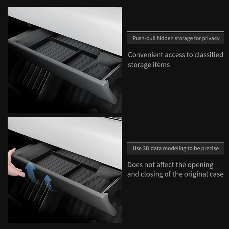 Central Console Glove Box Storage Organizer Tray For Tesla Cybertruck Accessories