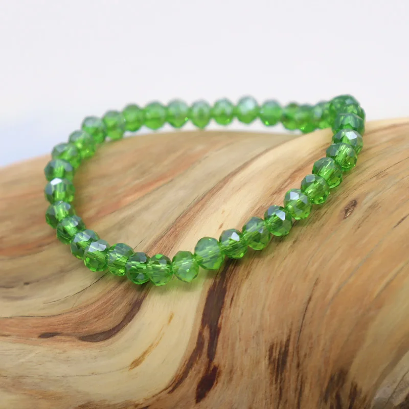 Frau Armband Bunte Kristall Perlen Elastizität Armbänder Großhandel Zubehör Geschenke für Weibliche Mädchen Freundschaft Schmuck – Detail 14