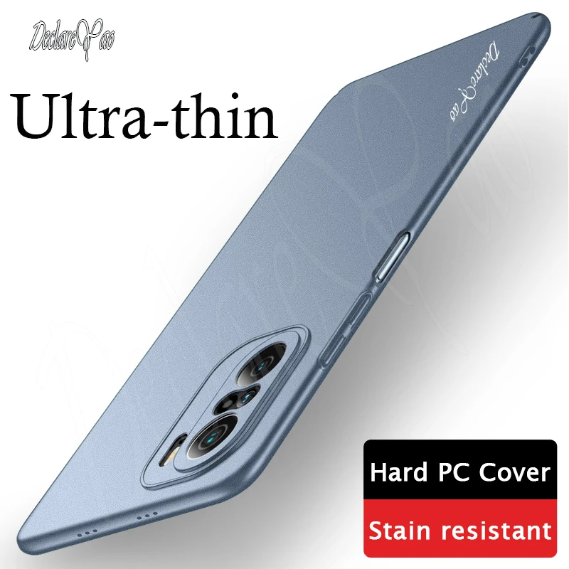 DECLAREYAO Original Ultra Slim Matte Case For Xiaomi PocoPhone Poco X2 X3 GT NFC M2 M3 F1 F2 F3 X3 Pro Cover Frosted Hard Case