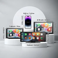 Universal Portable Carplay for Car Screen, Car Radio Multimedia WIFI Video Player Wireless Carplay Screen for Apple Or Android - Image 2