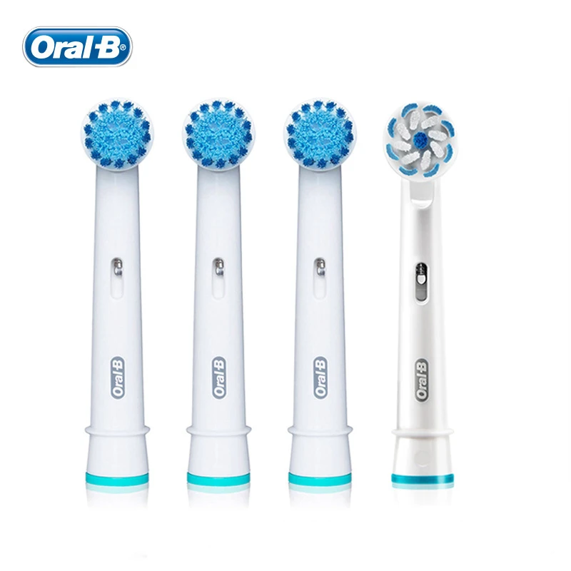 

Original Oral B Electric Toothbrush Heads Replacement Soft Bristle Replaceable EB17 EB60 Brush Heads Deep Clean Removal Stains