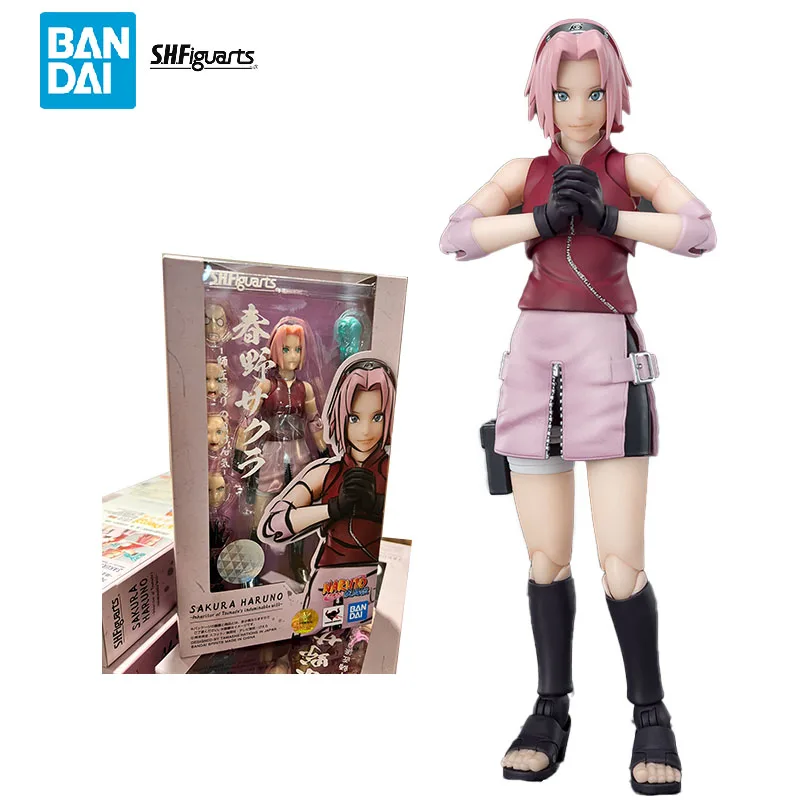 

Goods In Stock 100% Original BANDAI S.H.Figuarts SHF Haruno Sakura NARUTO Shippuden Animation Character Model Action Toy Gift
