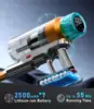 Cordless Vacuum Cleaner 600W 55Kpa Stick Vacuum,Up to 55Mins, Vacuum Cleaners for Home Rechargeable Wall Mount OLED Color Screen 3