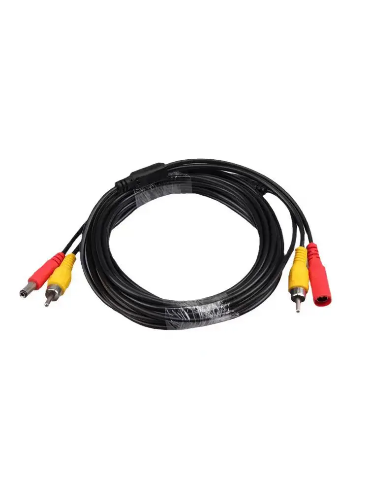 5M/10M/20M RCA Video AV DC Power Cable for TV CCTV Car Truck Rearview Camera Kit 5