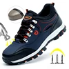Steel Toe Cap Shoes For Men Protective Shoes Work Boots Puncture Proof Safety Shoes Men Work Shoes Sneakers Construction Shoes