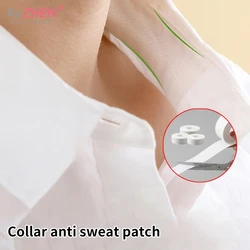 3/5/8M Disposable Collar Patch Stickers Unisex Summer Deodorants Collar Hat Brim Stickers Disposable Absorb Sweat Shield Pads