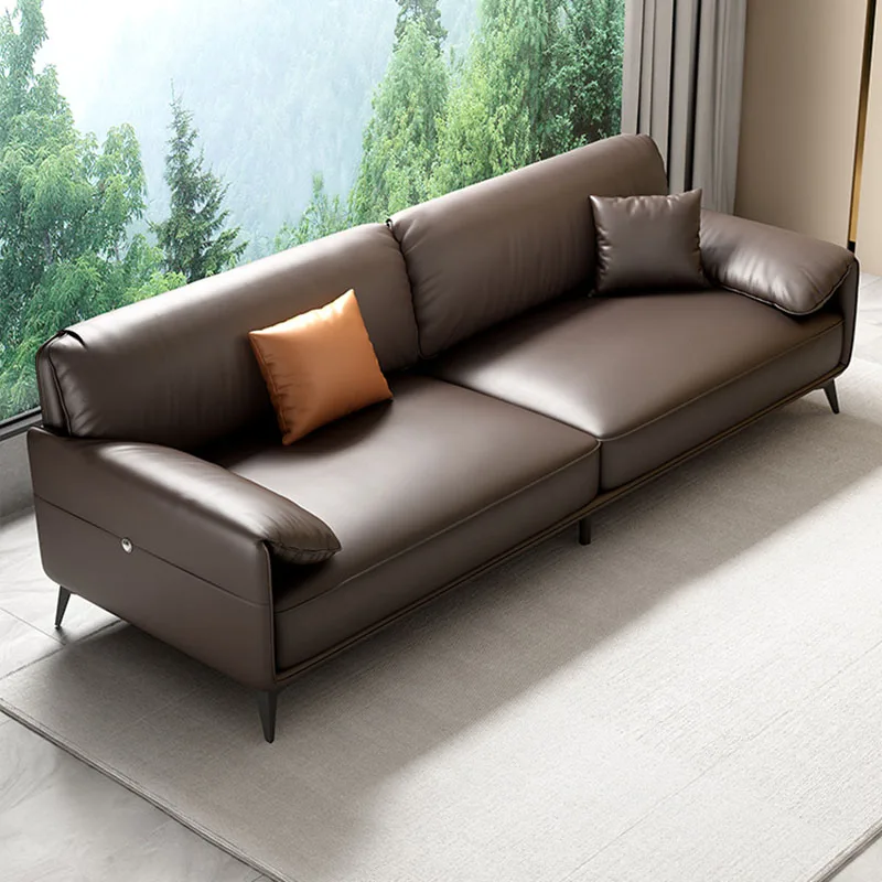 Lazy Floor Office Sofas Executive Modern Ergonomic Leather Reception Office Sofas Accent Muebles Para Hogar Furniture