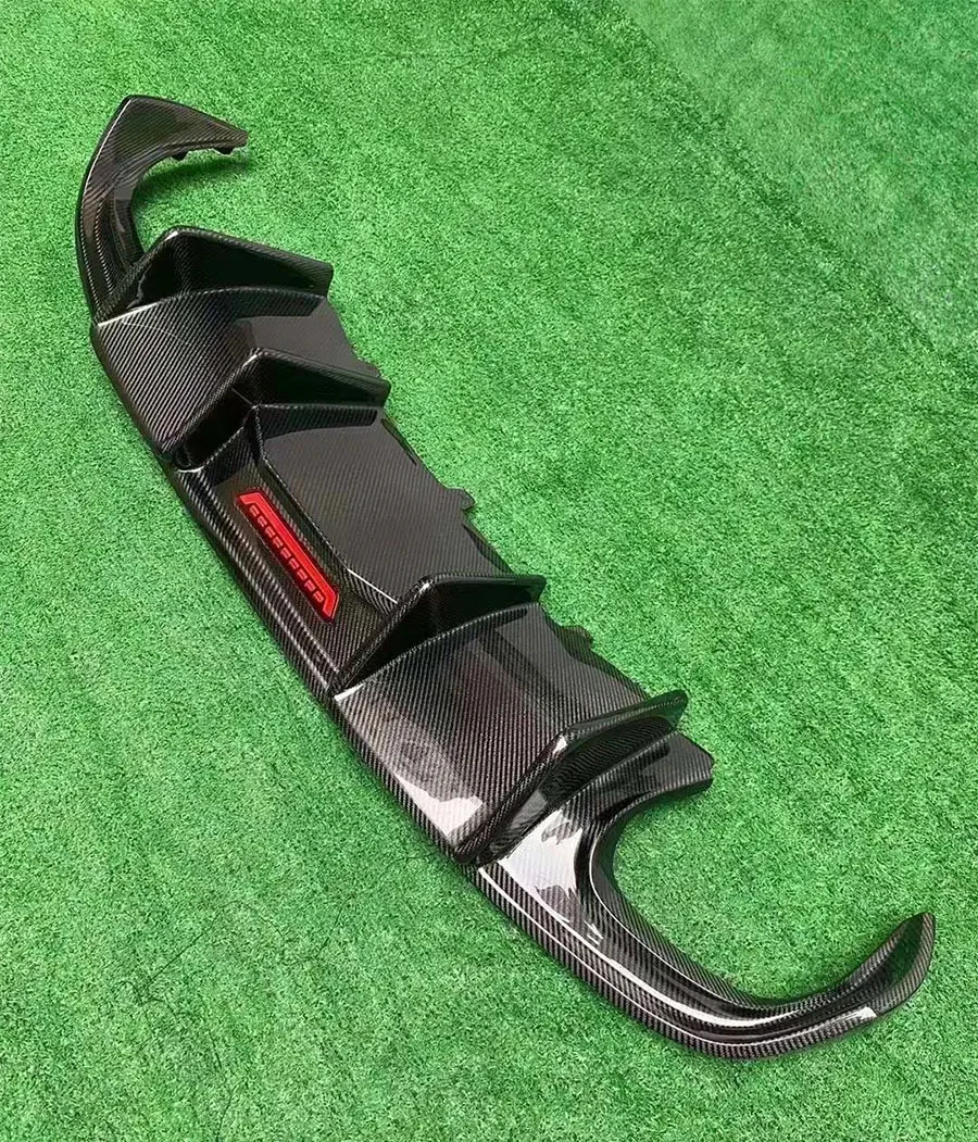 For Audi A5 S5 Coupe 2009-2011 Sports Carbon Fiber Back lip Car Bumper Diffuser Rear Splitters Car Accessories body kit
