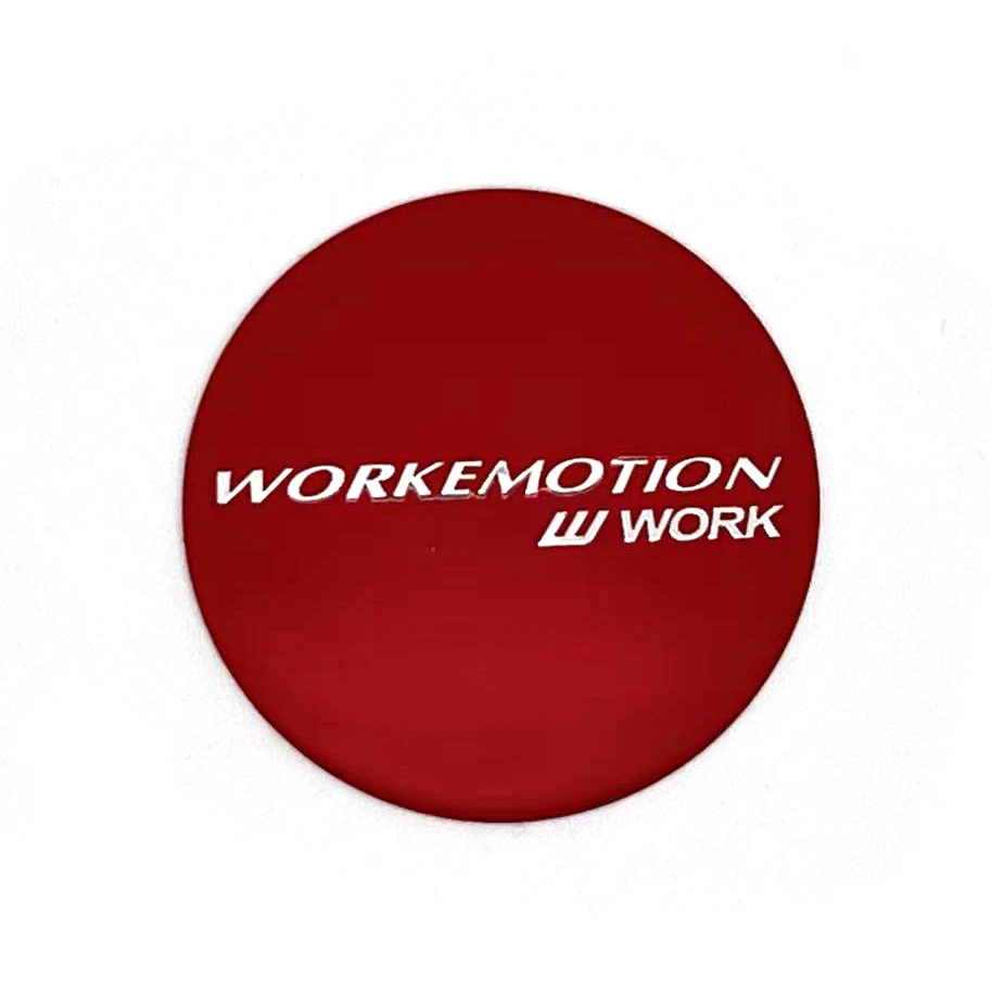 4PCS/Lot 45mm 56mm Car Wheel Center Cap Emblem Sticker For Work EMOTION Wheel Hub Cap Sticker
