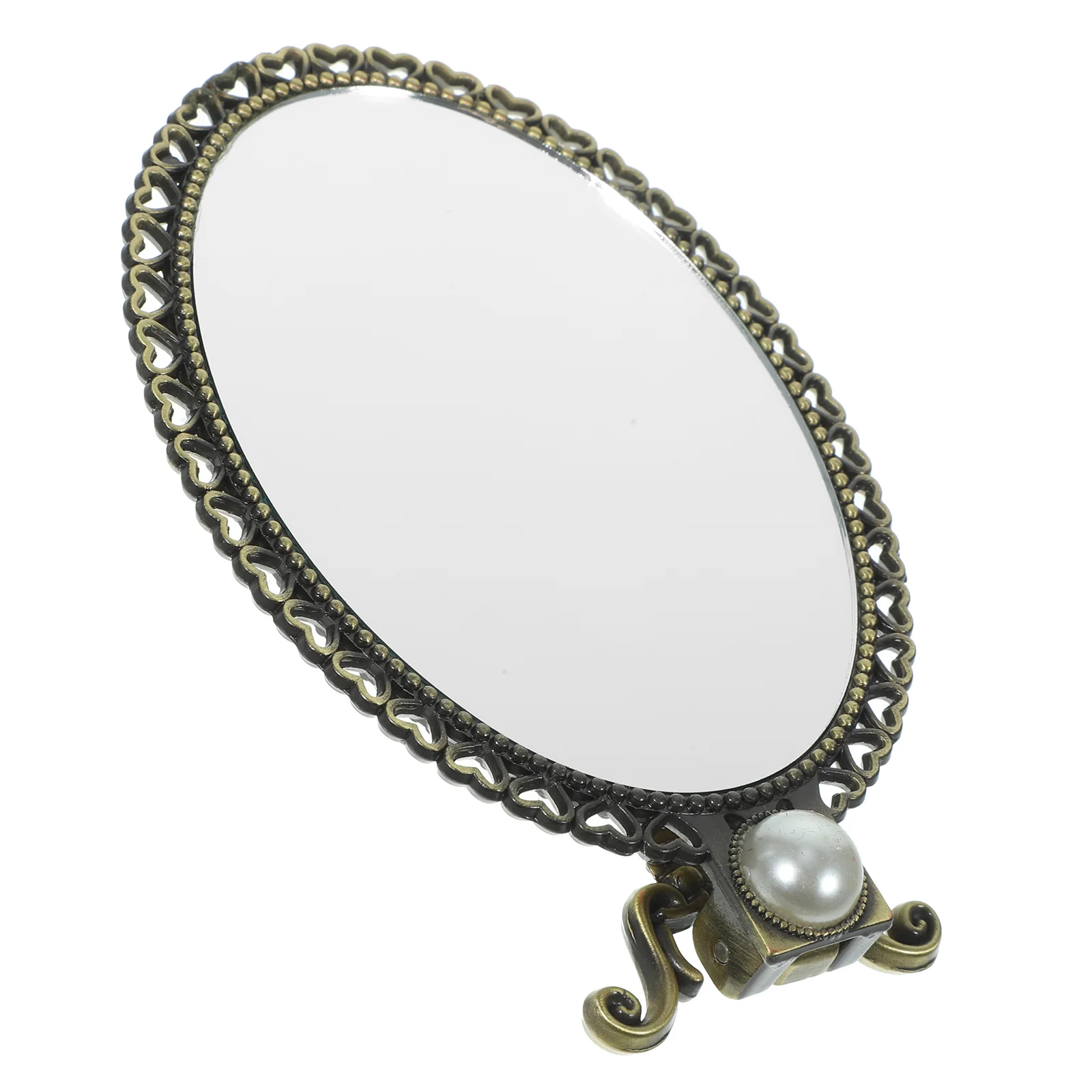 

Vintage Style Handheld Mirror Ladies Cosmetic Mirror Portable Makeup Mirror