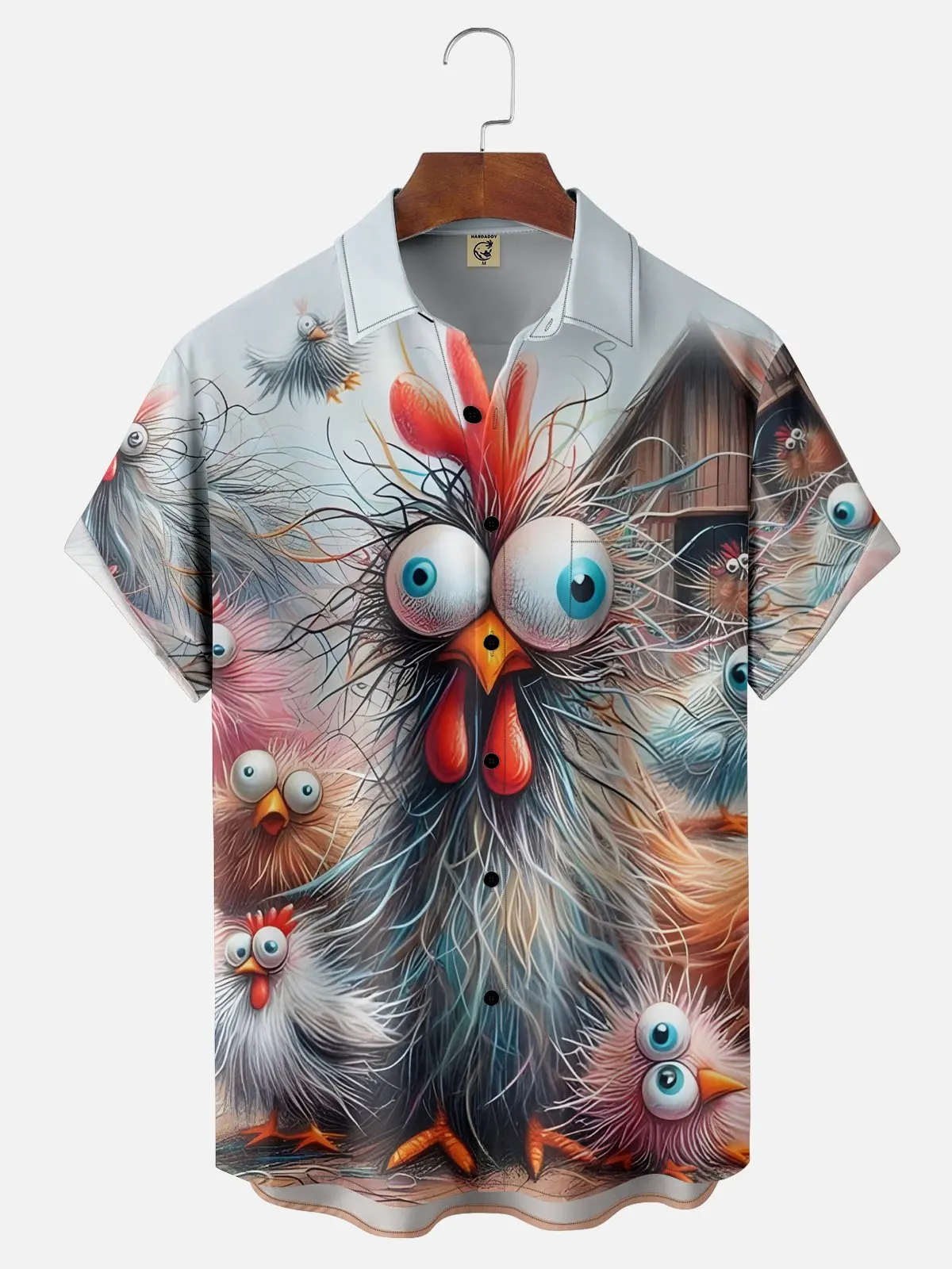 thumbnail image 1 of Camiseta divertida con estampado 3D de animales de dibujos animados para hombre, camisetas de manga corta de secado rápido, ropa informal para hombre, camisas de moda urbana de verano, 1 of 4