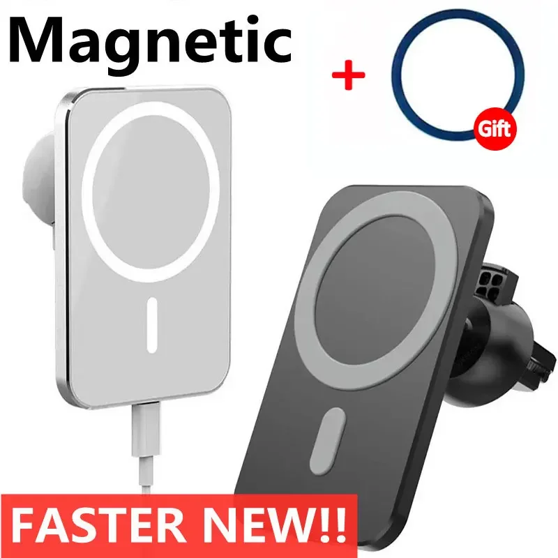 ULTRICS Supporto Telefono Auto Con Caricabatterie Wireless 15W – Ricarica Rapida, Bloccaggio Automatico, Rotazione 360° - 2