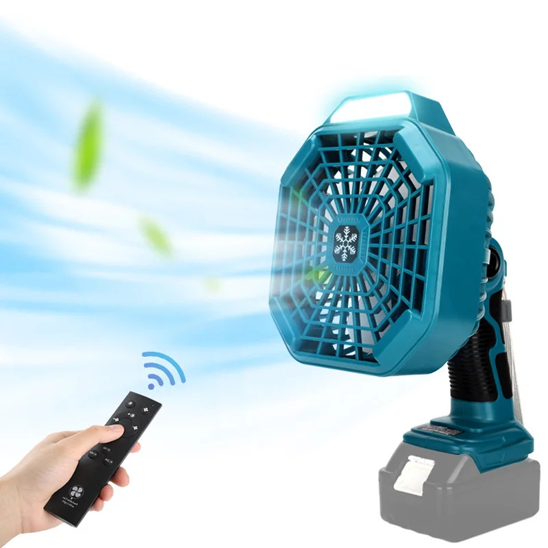 Multifunktionaler Lüfter für Makita 14,4-18 V Li-Ionen-Akku mit USB Tragbarer Camping-Outdoor-Lüfter Outdoor-Lüfter für Makita_voghion.com
