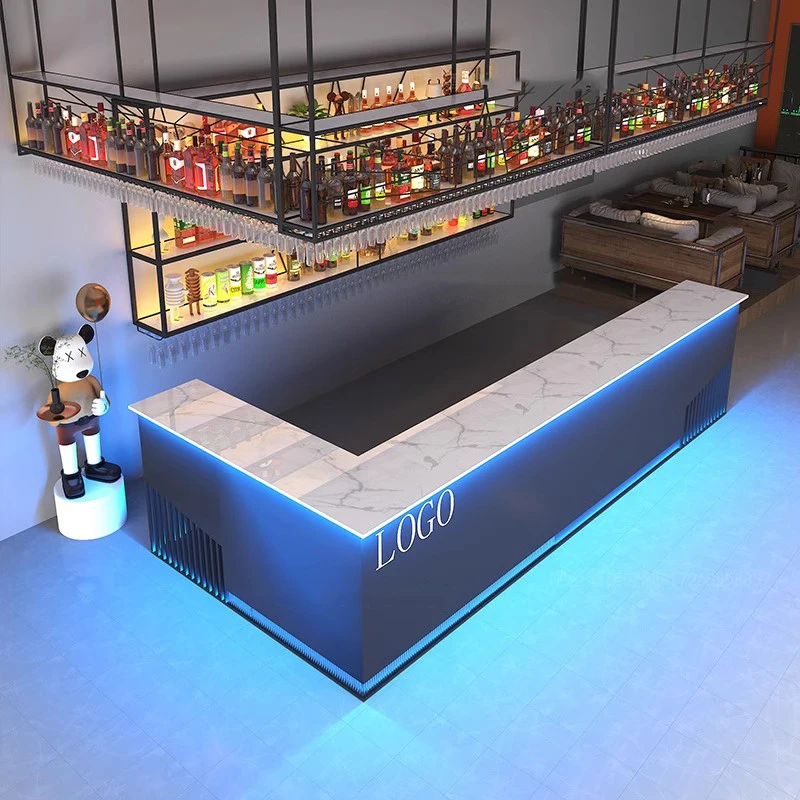 

Cocktail Commercial Bar Cabinet Hanging Holder Buffet Inverted Wine Cabinets Storage Modern Mueble Para Vino Kitchen Furniture