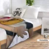 SML Jeffy Throw Blanket bed plaid sofa bed 5