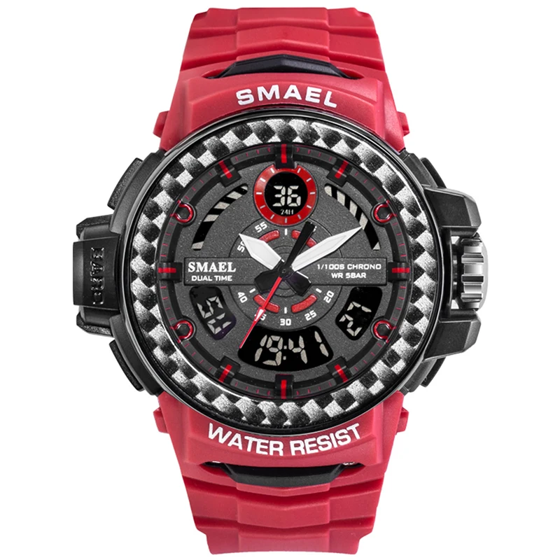 Classic Brand Boy Girl Sports Watch Dual Display Analog Digital LED Electronic Quartz Watches Waterproof Swimming Military