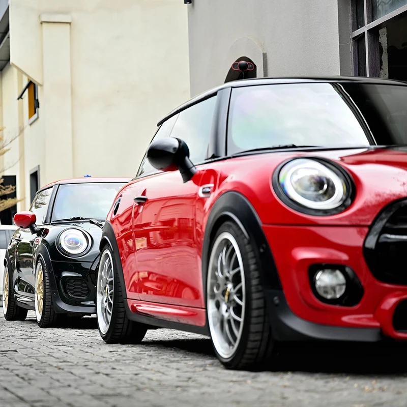 ABS Plastic Front Splitter Gp Style Grill Lips Replacement Type For Mini Cooper JCW Cooper S F55 F56 F57 auto exterior parts