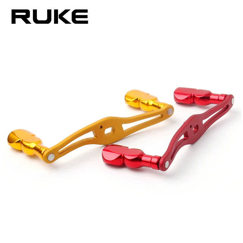 Ruke Fishing Reel Handle Alloy AluminumHandle And Knob For Baitcasting Reel Hole Size 8*5/7*4mm Accessory DIY Promotion