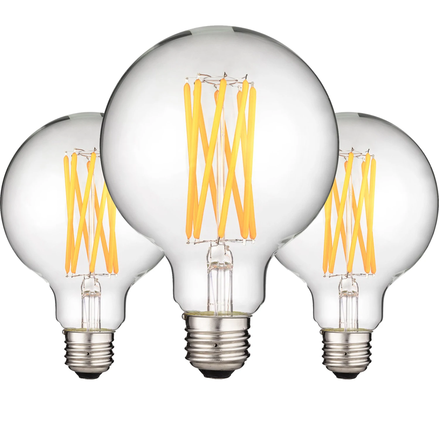 

E27 Edison LED Filament Bulb G95 G80 Globe Bulb 2700K 4000K 12W 16W Retro Vintage Lamp Decorative No Flicker Bulb