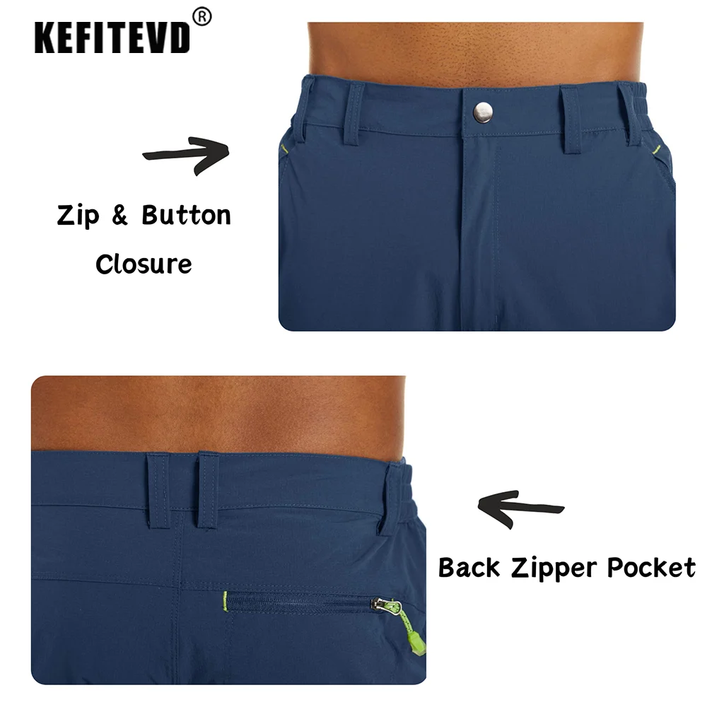 Sport Shorts Summer Quick Dry Shorts Men's 3/4 Cargo Short Lightweight Workout Capri Outdoor Hiking Running Breathable Short Bottoms