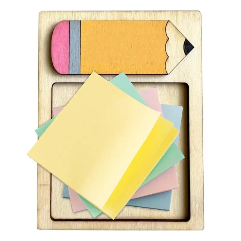 Teacher Notepad Holder School Desk Sticky Note Holder Dispenser