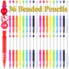 36Pcs Beaded Pencil for Students Non Sharpening Pencil 0.5 Non Refilling Beadable Automatic Cute Writing Pencil Wholesale 1