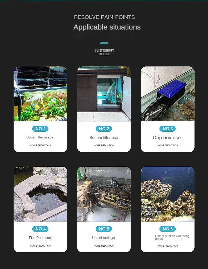 Aisitin Aquarium Tauch pumpe Niedrigwasser pumpe für Aquarium Boden filter Stumm saug Exkrement wechsel Boden Saugpumpe