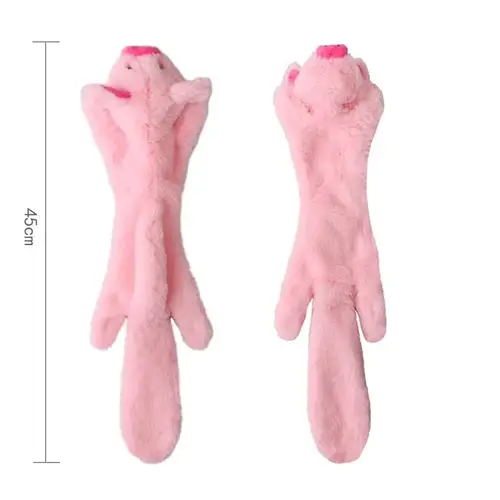 Funny Simulated Animal No Stuffing Dog Toy with Squeakers Durable Stuffingless Plush Squeaky Dog Chew Toy Crinkle Pet Squeak Toy - Image 9