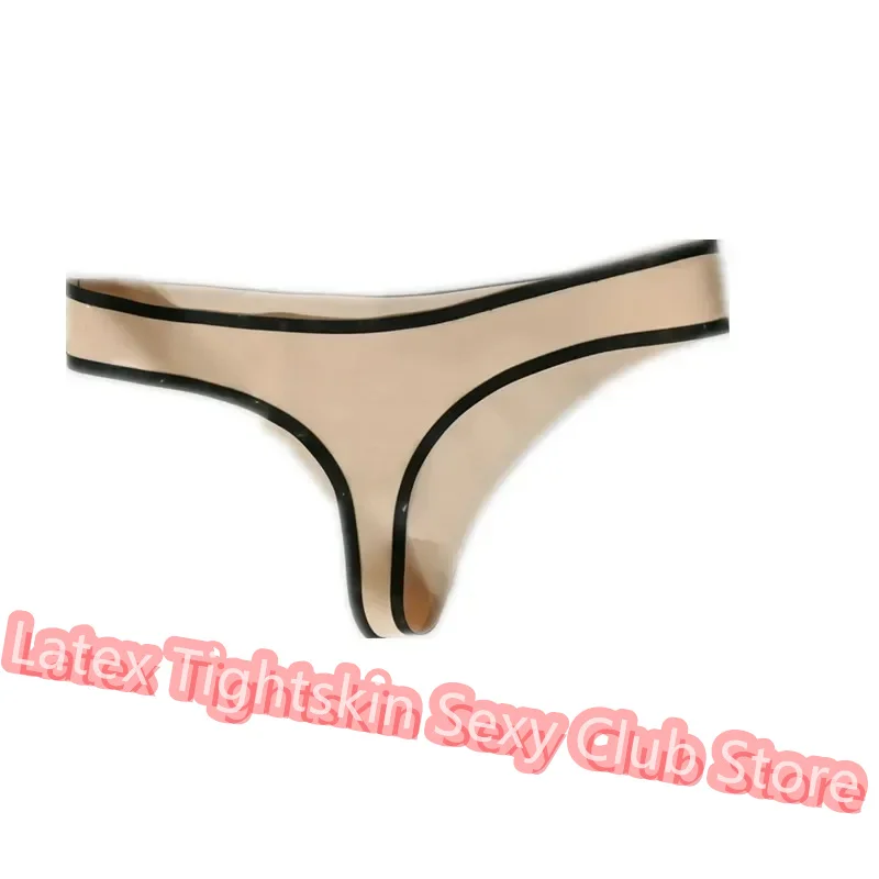 

Сексуальные латексные резиновые мужские стринги трусы-футляры Шорты Нижнее белье Клубная одежда без молнии