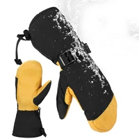OZERO Ski Gloves Winter Waterproof Snowboard Snowmobile Skiing Motorcycle Riding Warm 3M Thermal Mittens Men Plus Size XXL Long 1