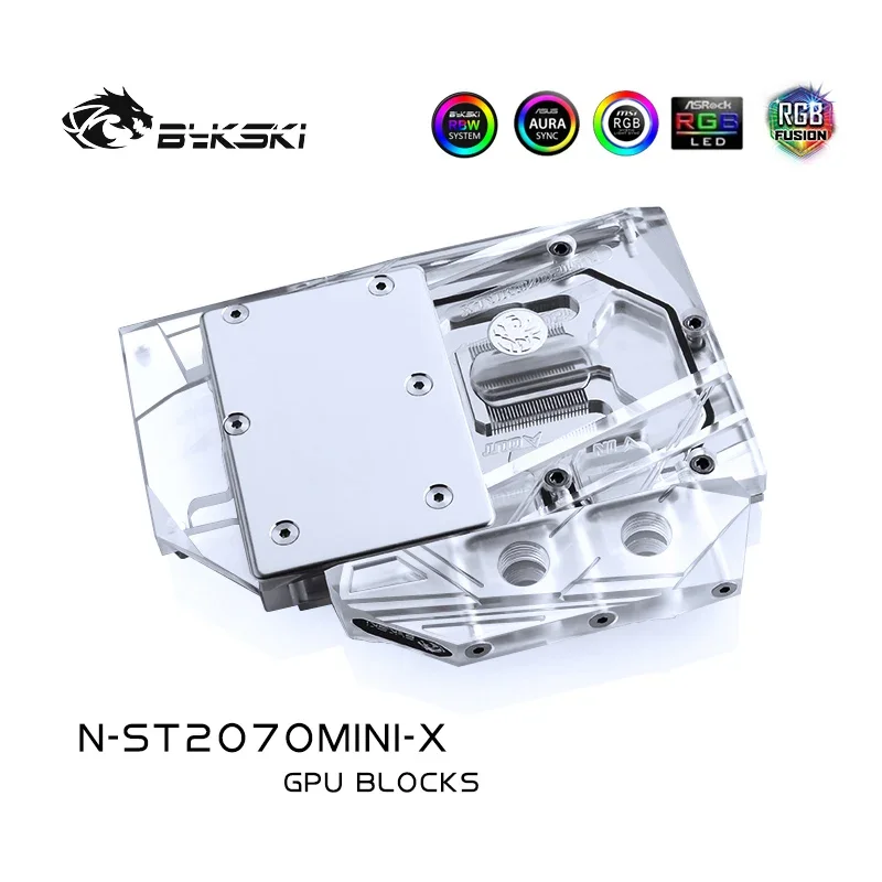 Blok Air Bykski Digunakan untuk ZOTAC RTX2070 8GD6 MINI OC/RTX