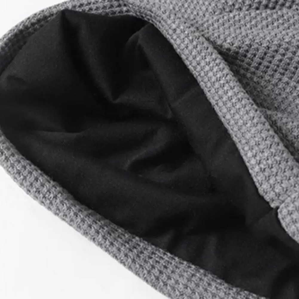 Men Women Hat Solid Color Fashionable Knitted Beanie Hat for Spring Autumn Solid Color Brimless Pile Hat with for Weather 5