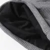 Men Women Hat Solid Color Fashionable Knitted Beanie Hat for Spring Autumn Solid Color Brimless Pile Hat with for Weather 5