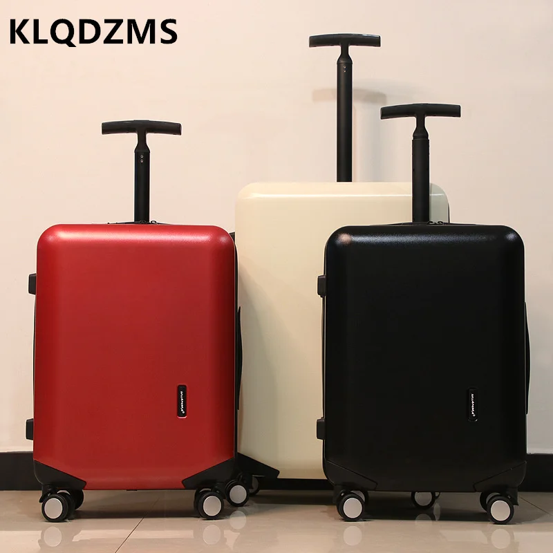 

KLQDZMS Business 20-Inch Trolley Case 24" Suitcase Learn To Talk About Japanese Password Box 28" Single-Pole Boarding Case
