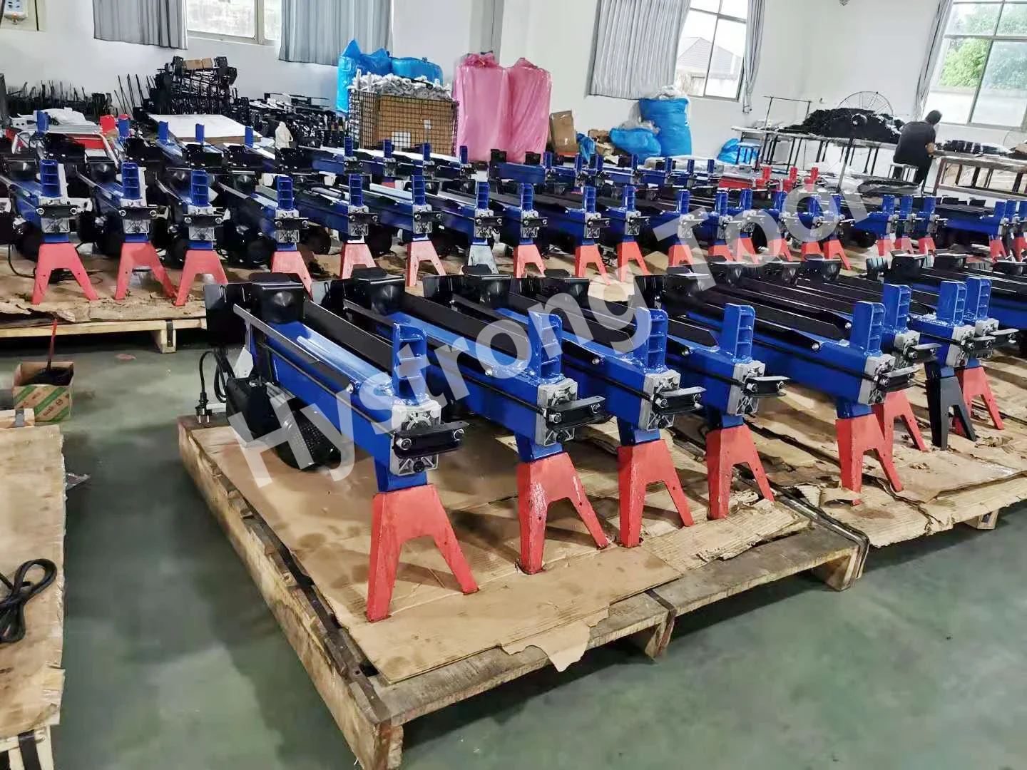 5 Ton Hydraulic Electric Small Wood Mechanical Log Splitter For Sale HY5T-520-I