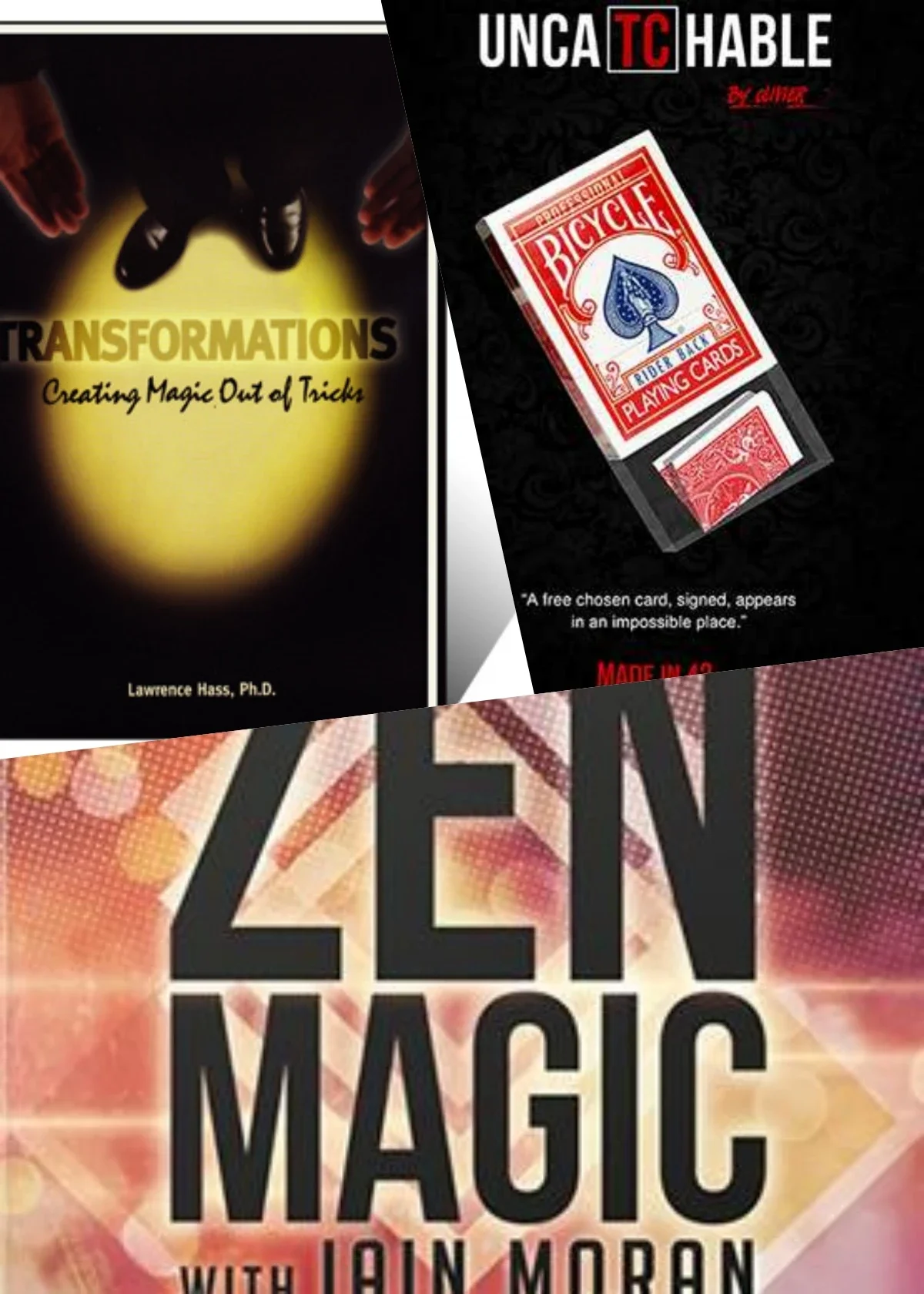 

Transformations Lawrence Hass,Uncatchable by Olivier Pont,Zen Magic with Iain Moran - Magic With Cards and Coins -Magic tricks