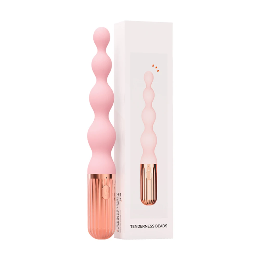 ויברטור חרוז אנאלי לנשים מעורר הווגינה והקליטוריס, פלאגים רטטים לתחת, מסאג'ר פרוסטטה זכרי, צעצוע מין לזוגות