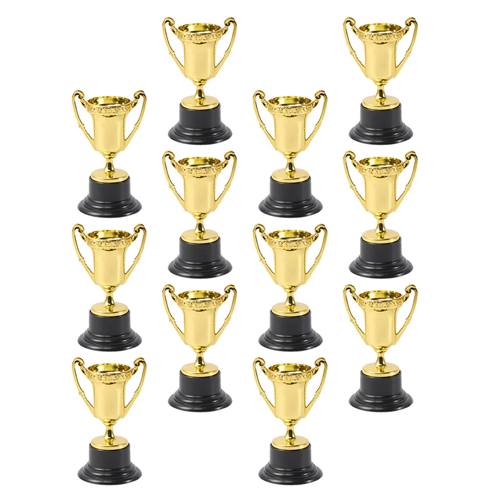 Children's Trophy Decorative Cup 10 Pcs Plastic Multi-function Mini Award Accessory Small plastic trophy toys