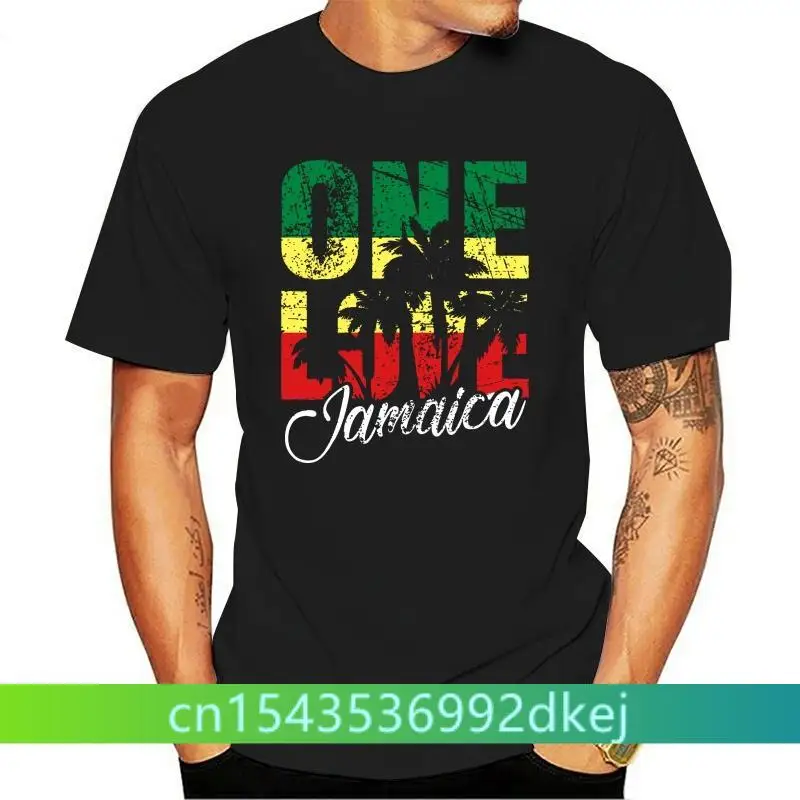 

Модная мужская футболка 2019, Футболка One Love Jamaica, Карибский отпуск