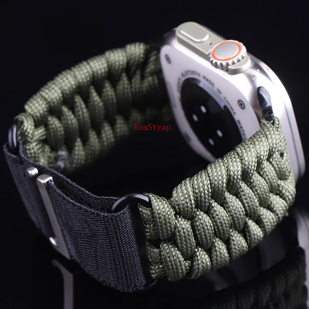 Outdoor Woven Nylon Watch Strap Bracelet