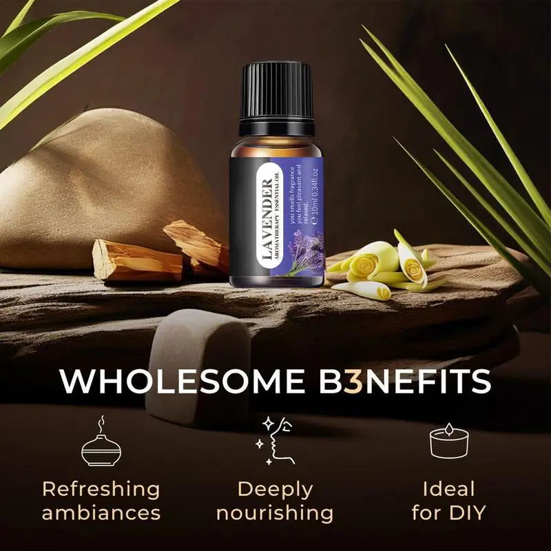 Aromatherapy Refill Liquid 10ml Aromatherapy Oil Water-Soluble Natural For Diffuser Humidifier